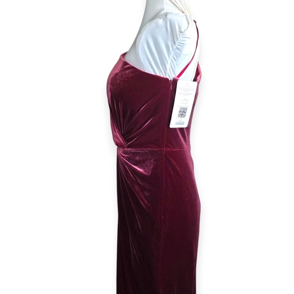 NWT Revelry Aurora Velvet Dress, Romantic Rose, Size 12 - Picture 10 of 16